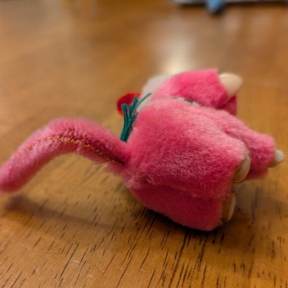 Vintage Pink Panther Gripper Hugger Christmas Ornament Santa Hat - Picture 5 of 8